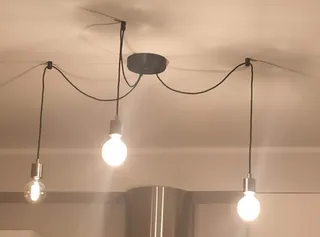 Plafoniera a 3 luci per soffitto