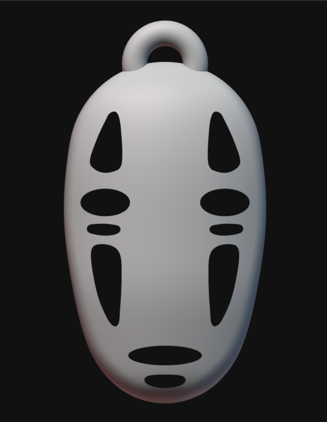 Kaonashi Keychain