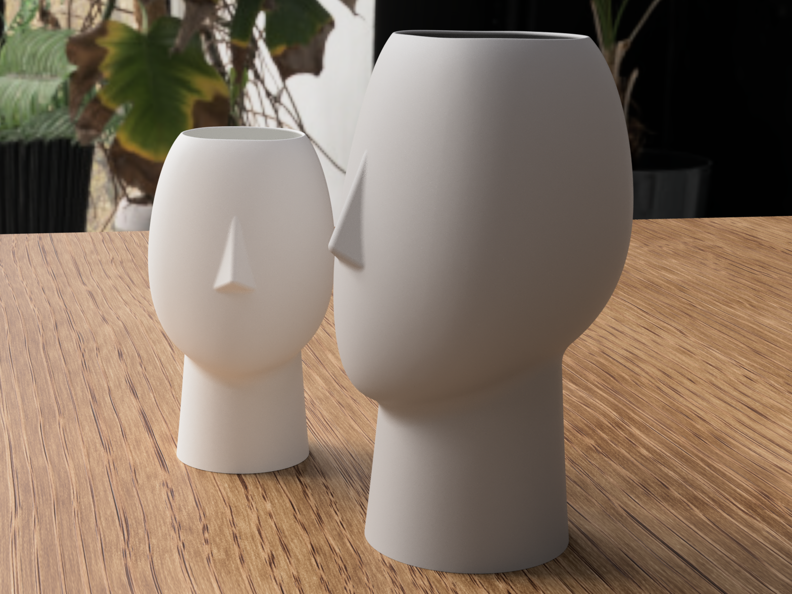 Miniatura 3 do modelo 3D Face Vase