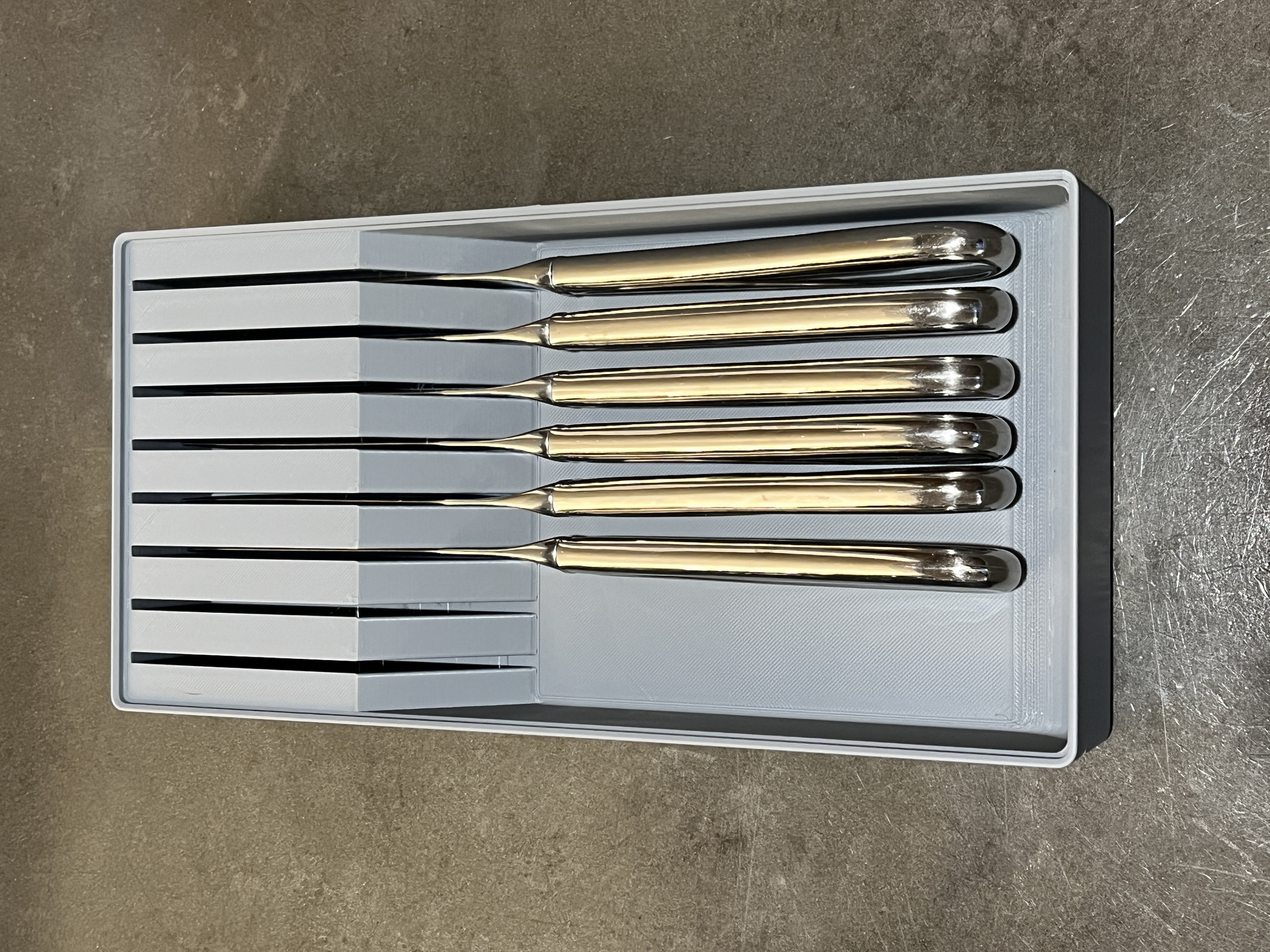 Miniatura 2 do modelo 3D Gridfinity Knife Block