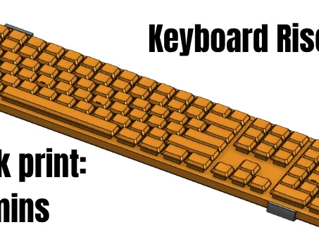 Logitech keyboard riser erganomic