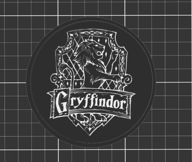 Gryffindor Drink Coaster Harry Potter Hogwarts