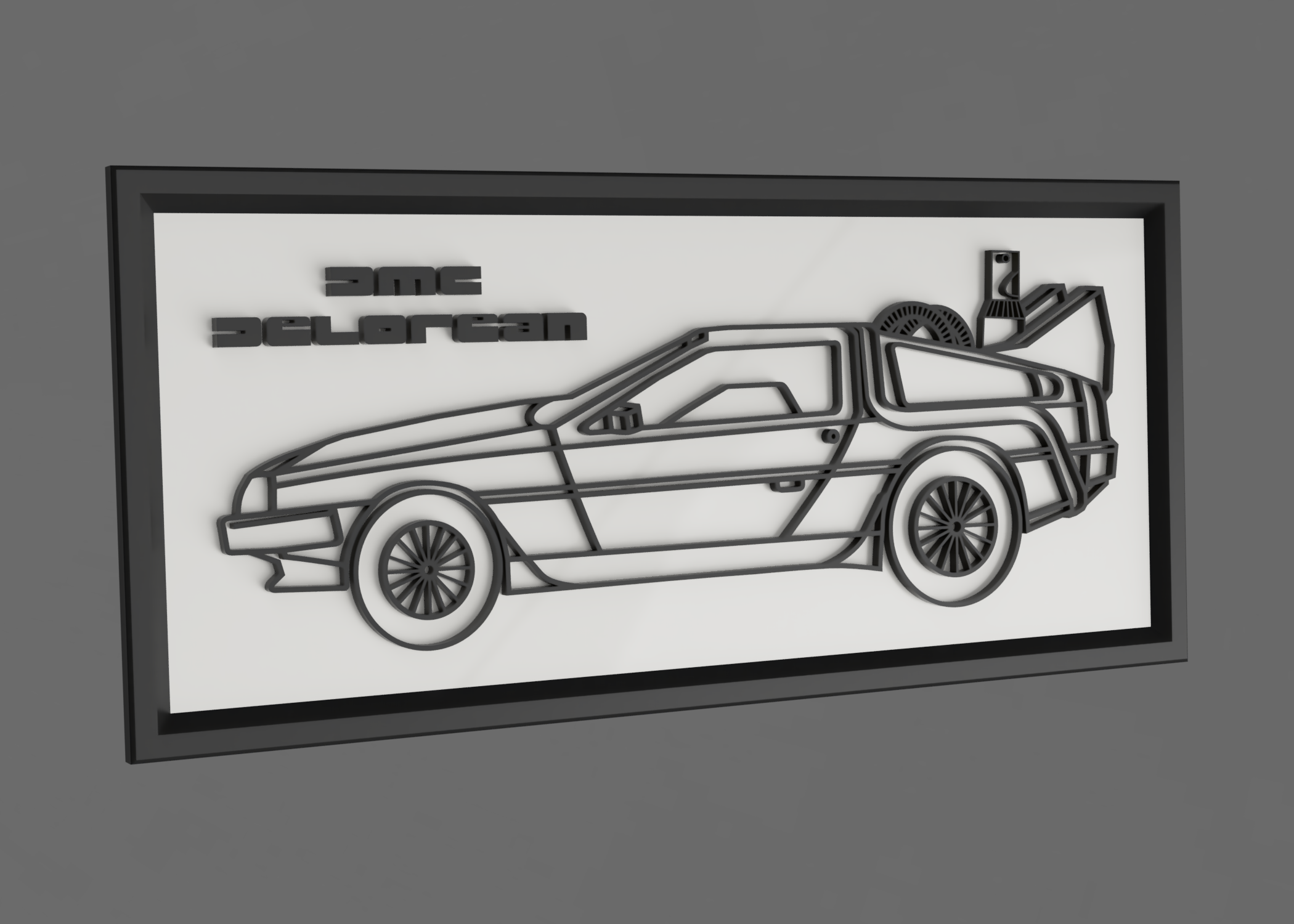 Gift Card DMC Delorean from Back to the future