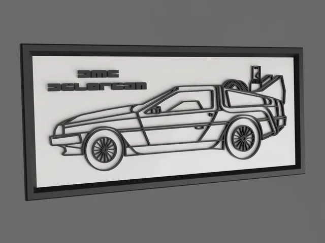 Gift Card DMC Delorean from Back to the future