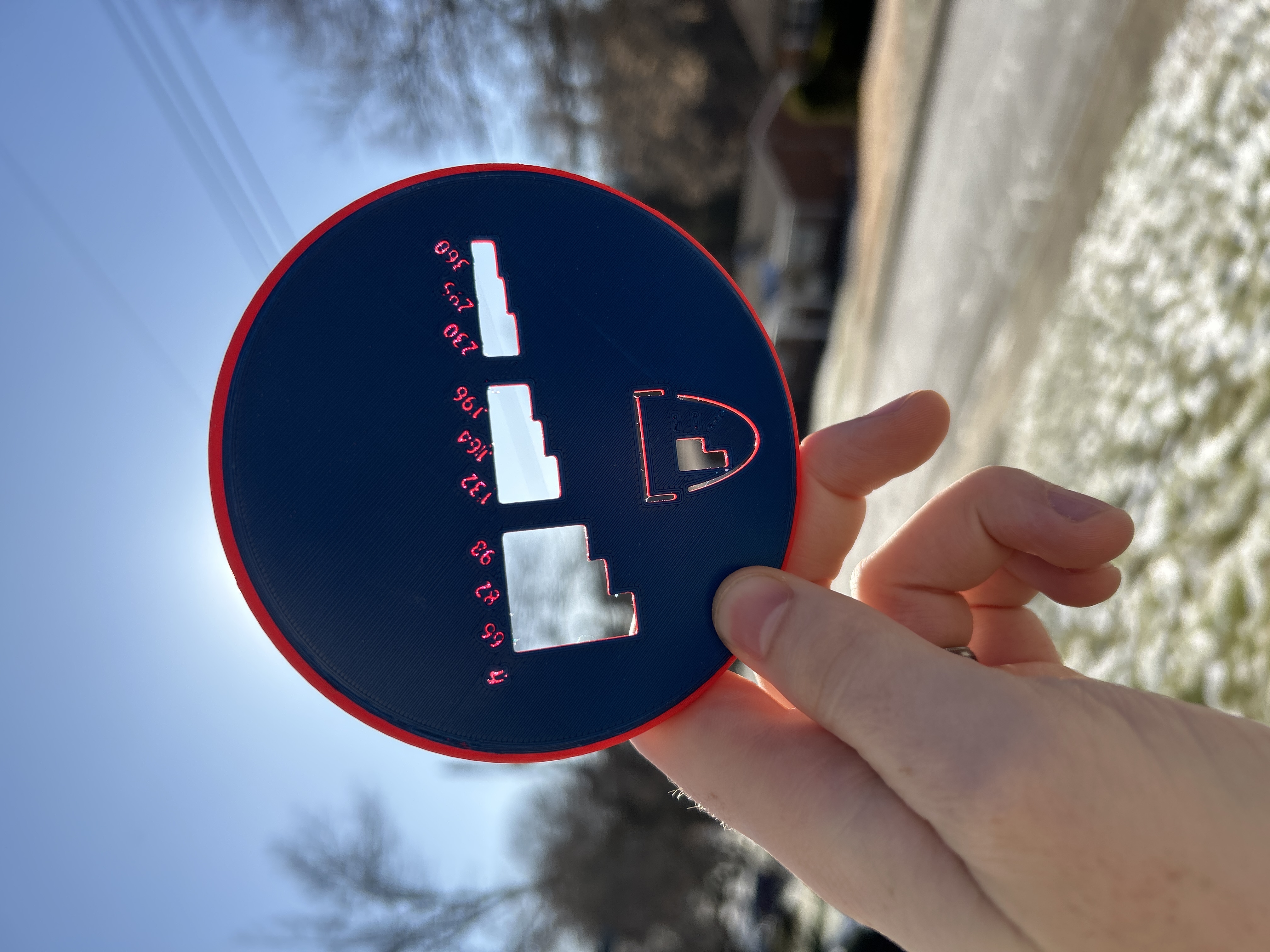 Mini Range Finder - Disc Golf