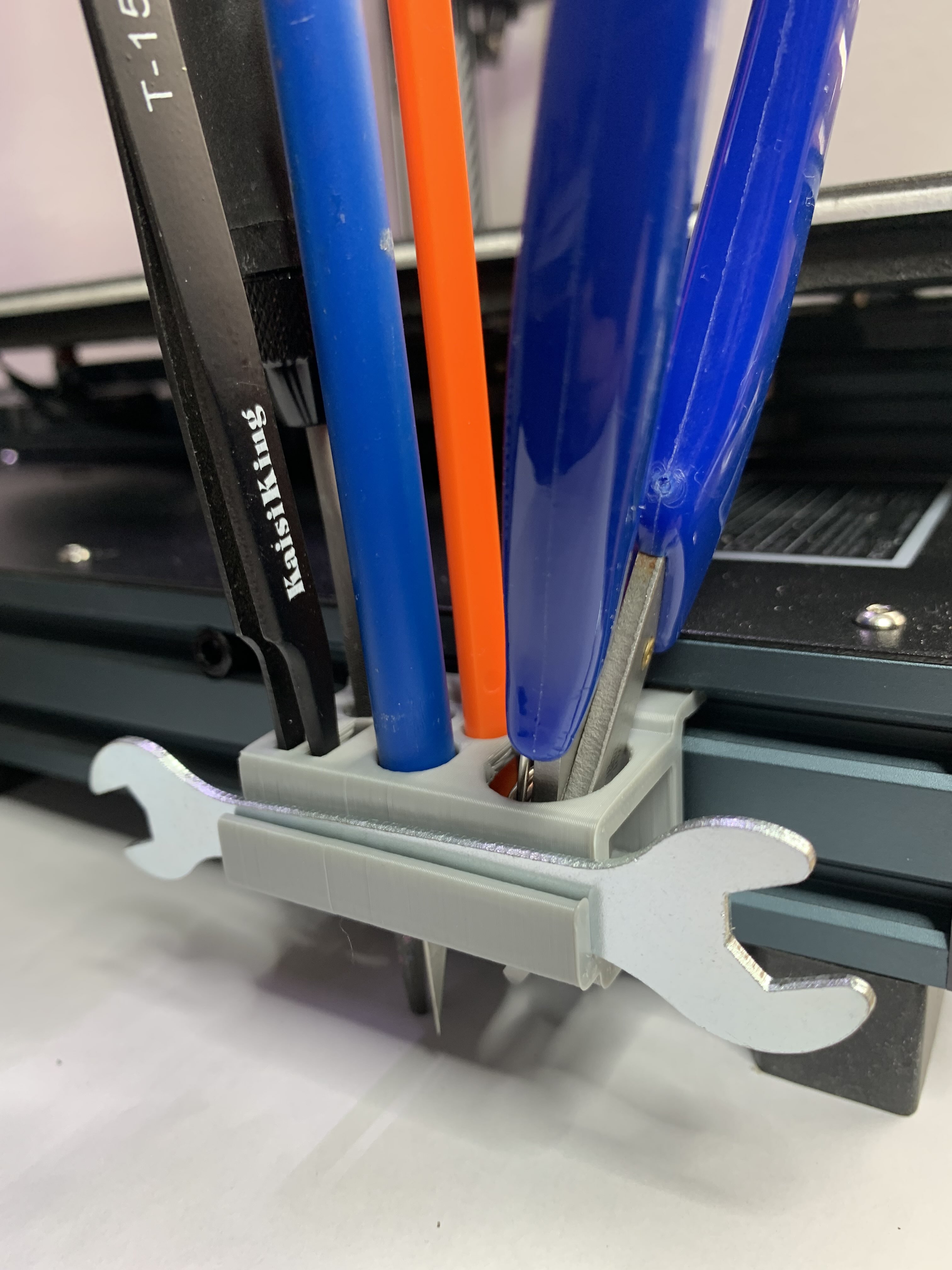 Tool Holder on the side for Elegoo Neptune plus others by edl