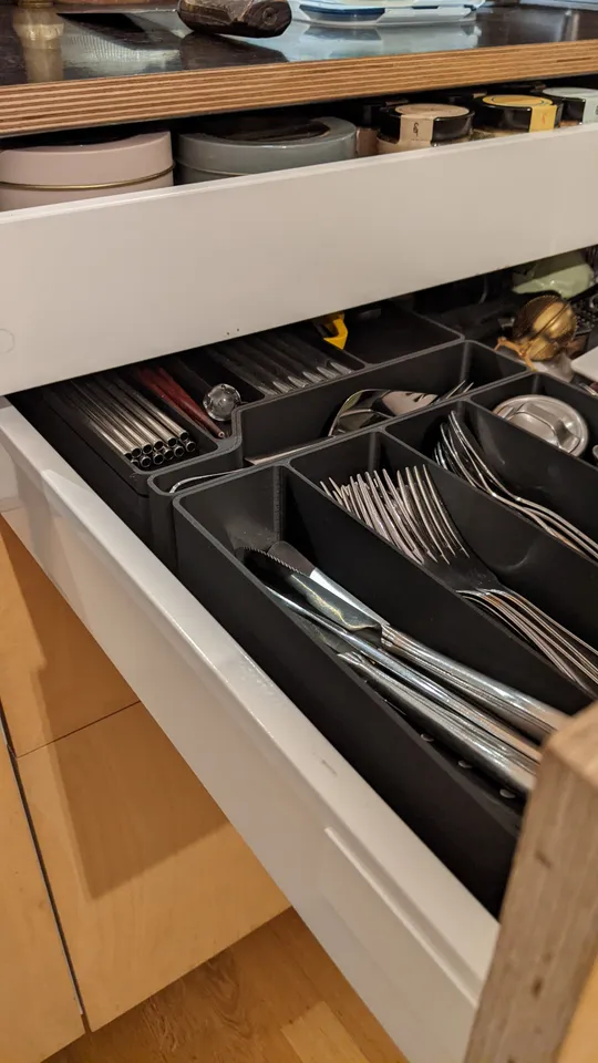 IKEA METOD drawer cuttlery organizer by Tonis Designs