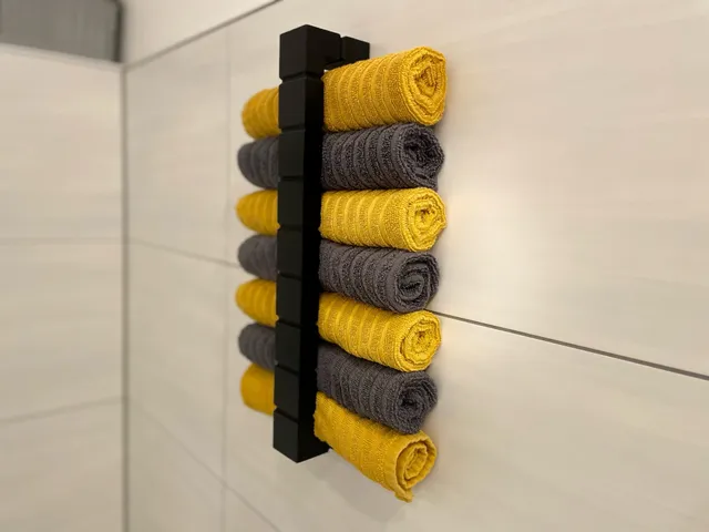 Minimalistic Guest Towel Holder // Minimalistischer Gäste-Handtuch Halter