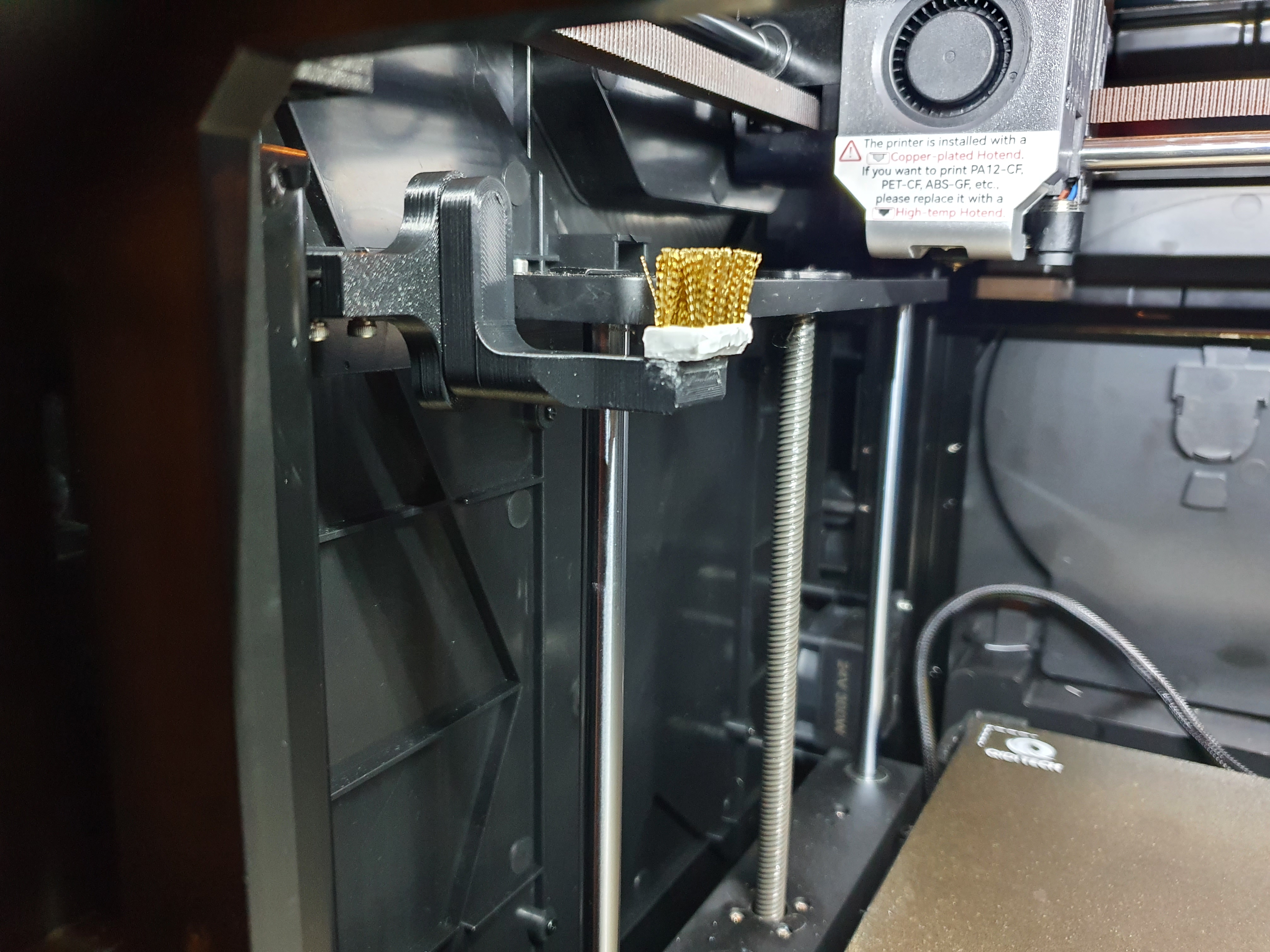 QIDI X-Max 3 Nozzle scrub holder