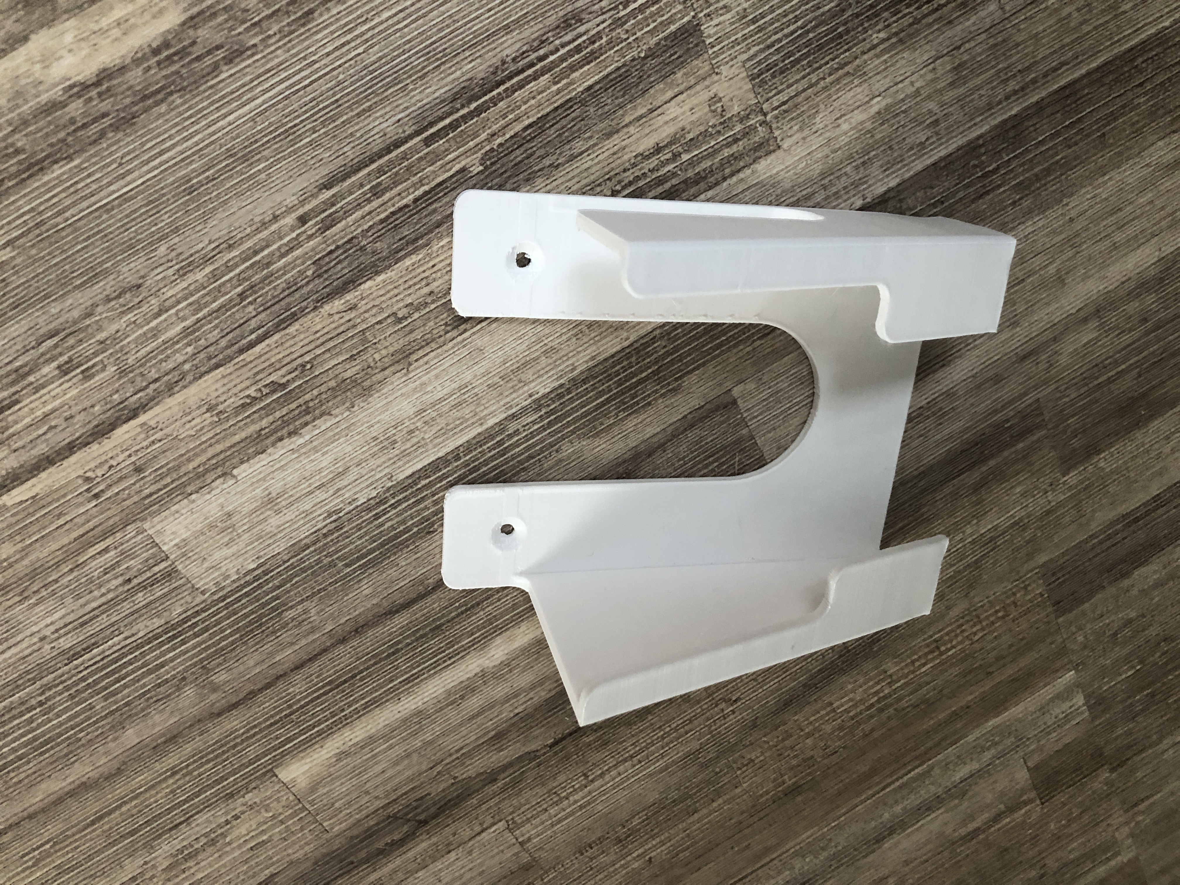 Sewing machine pedal - wall mount