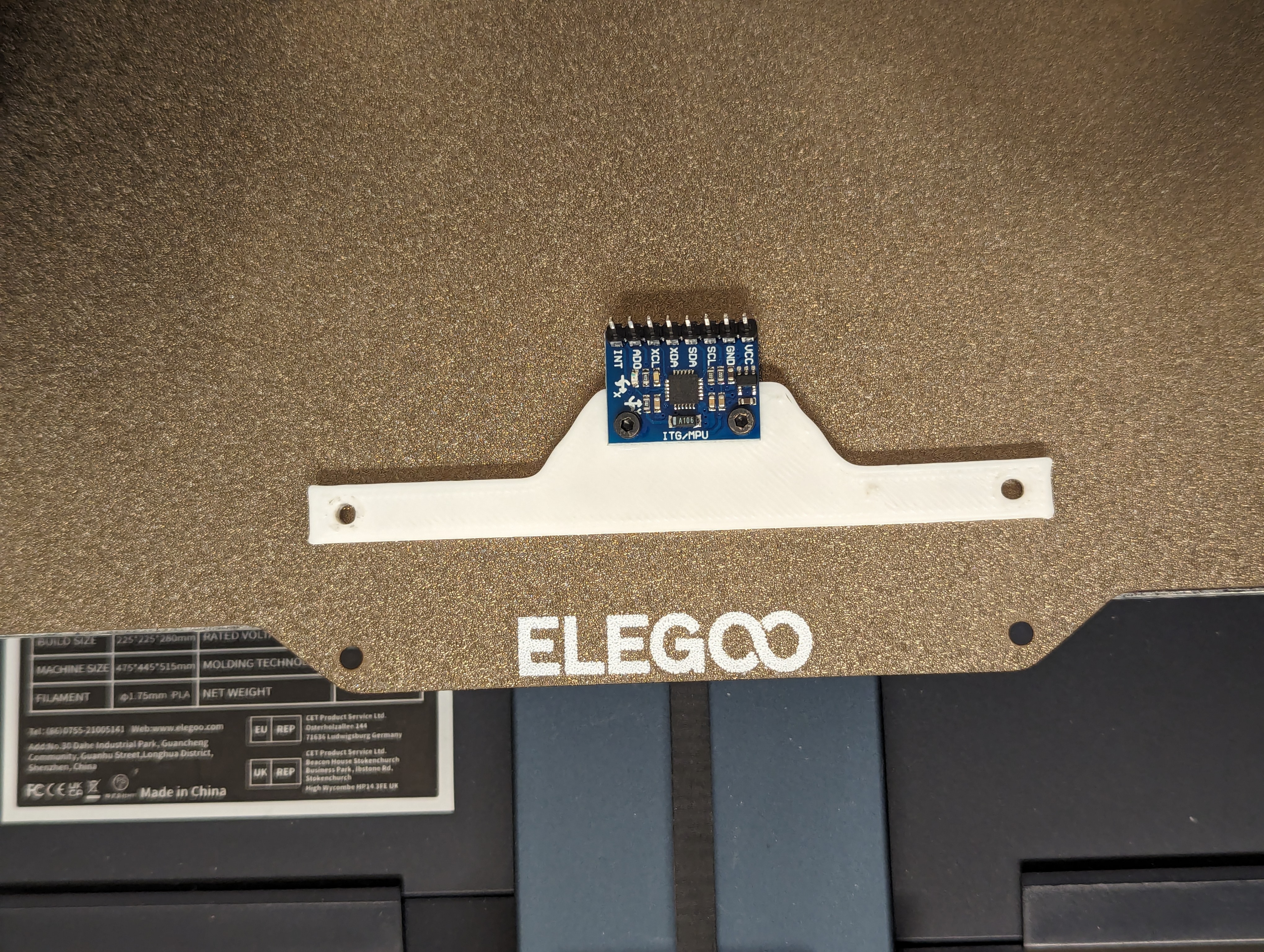 ADXL345 Y-axis mount for Elegoo Neptune 3/4 Pro by fe80 | Download