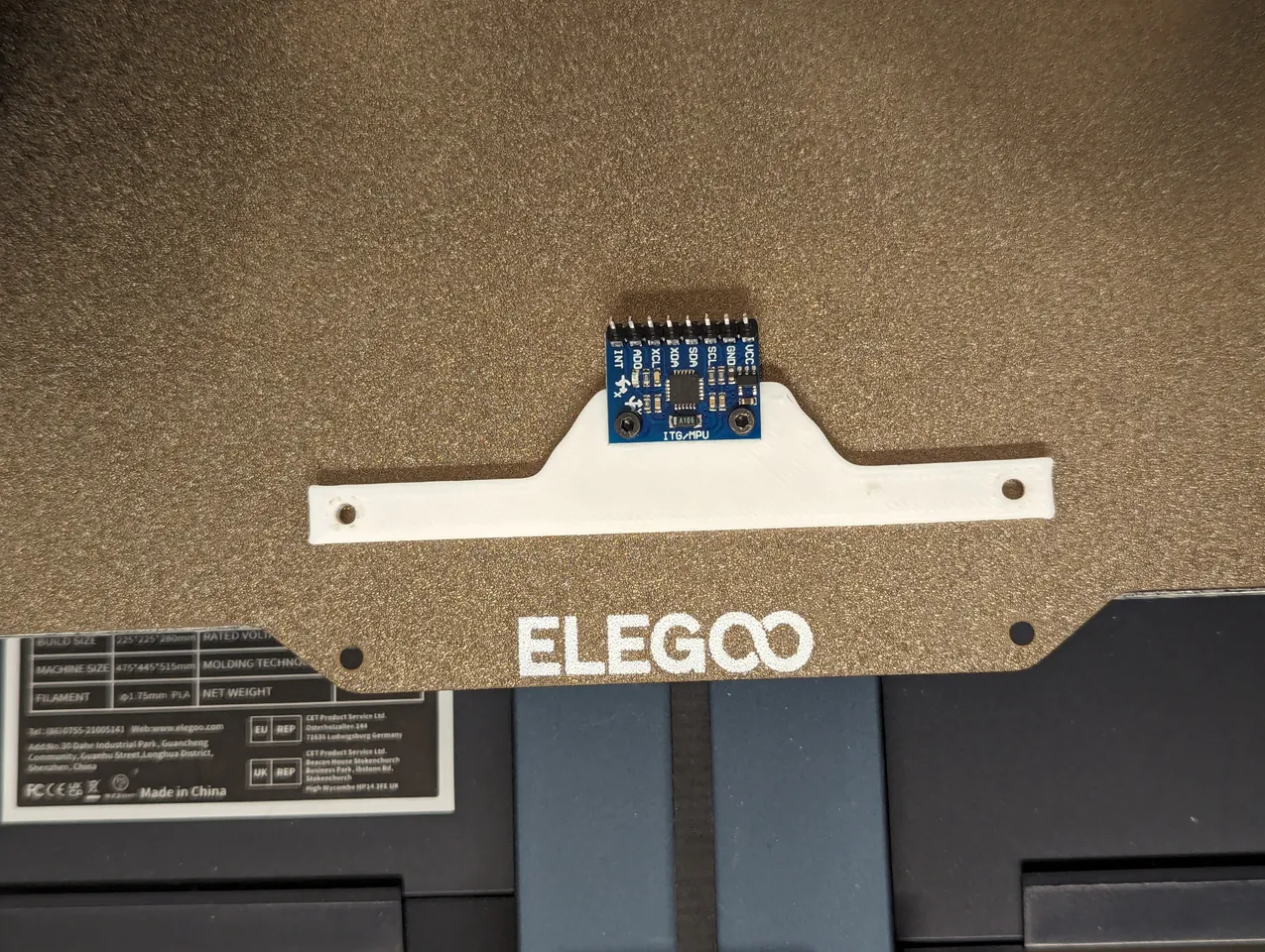 ADXL345 Y-axis mount for Elegoo Neptune 3/4 Pro by fe80 | Download