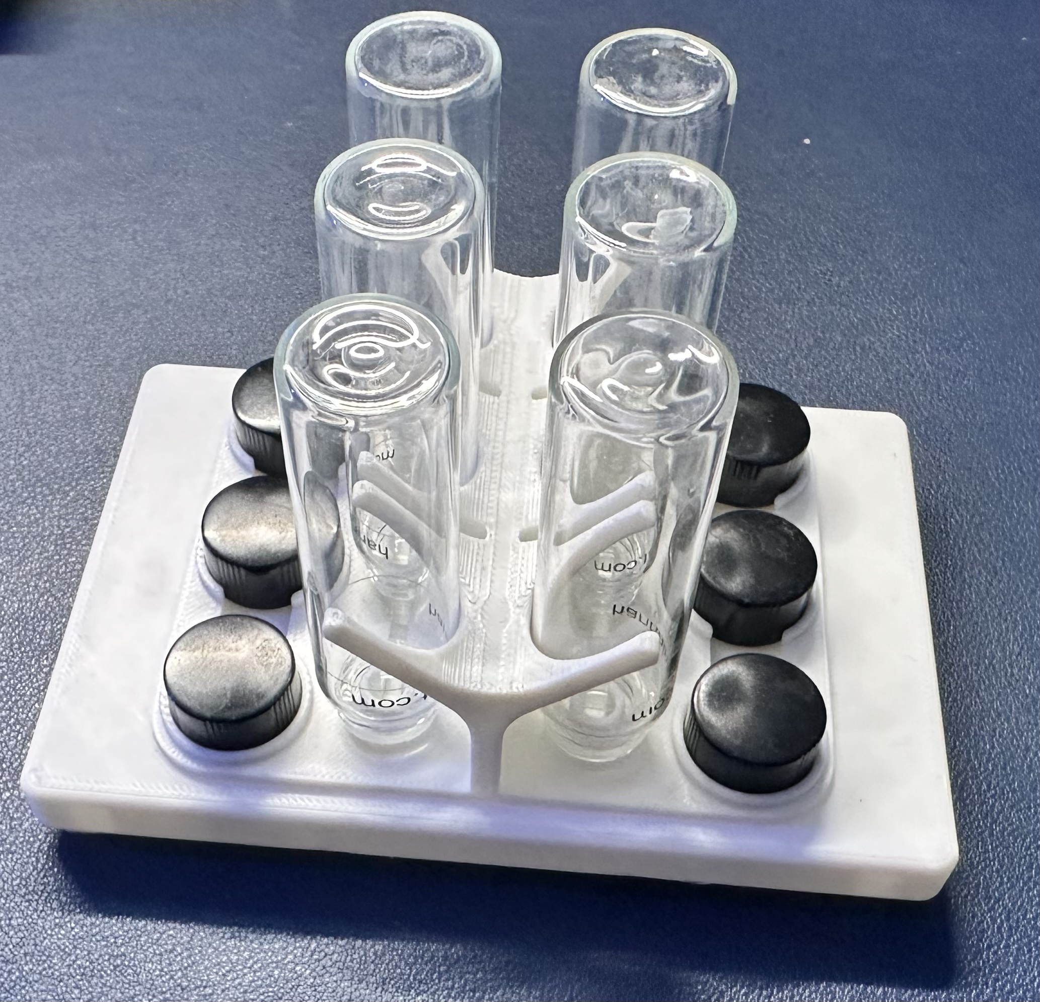 Gridfinity Hanna Checker Cuvette Drying Rack by Cram Download free