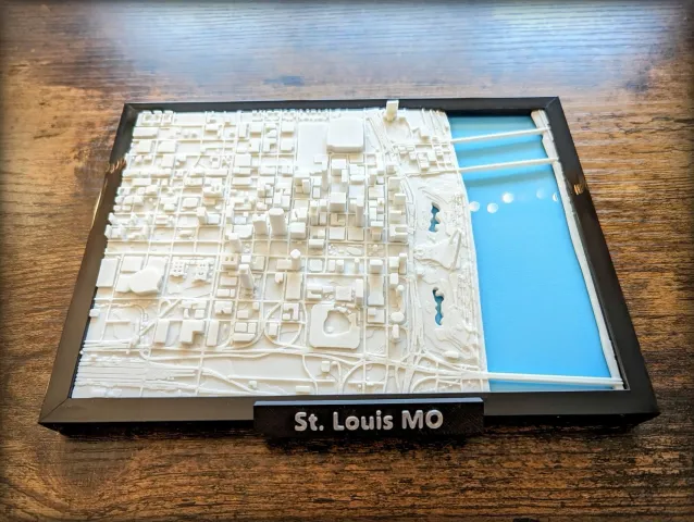 St. Louis Missouri 3D Miniature