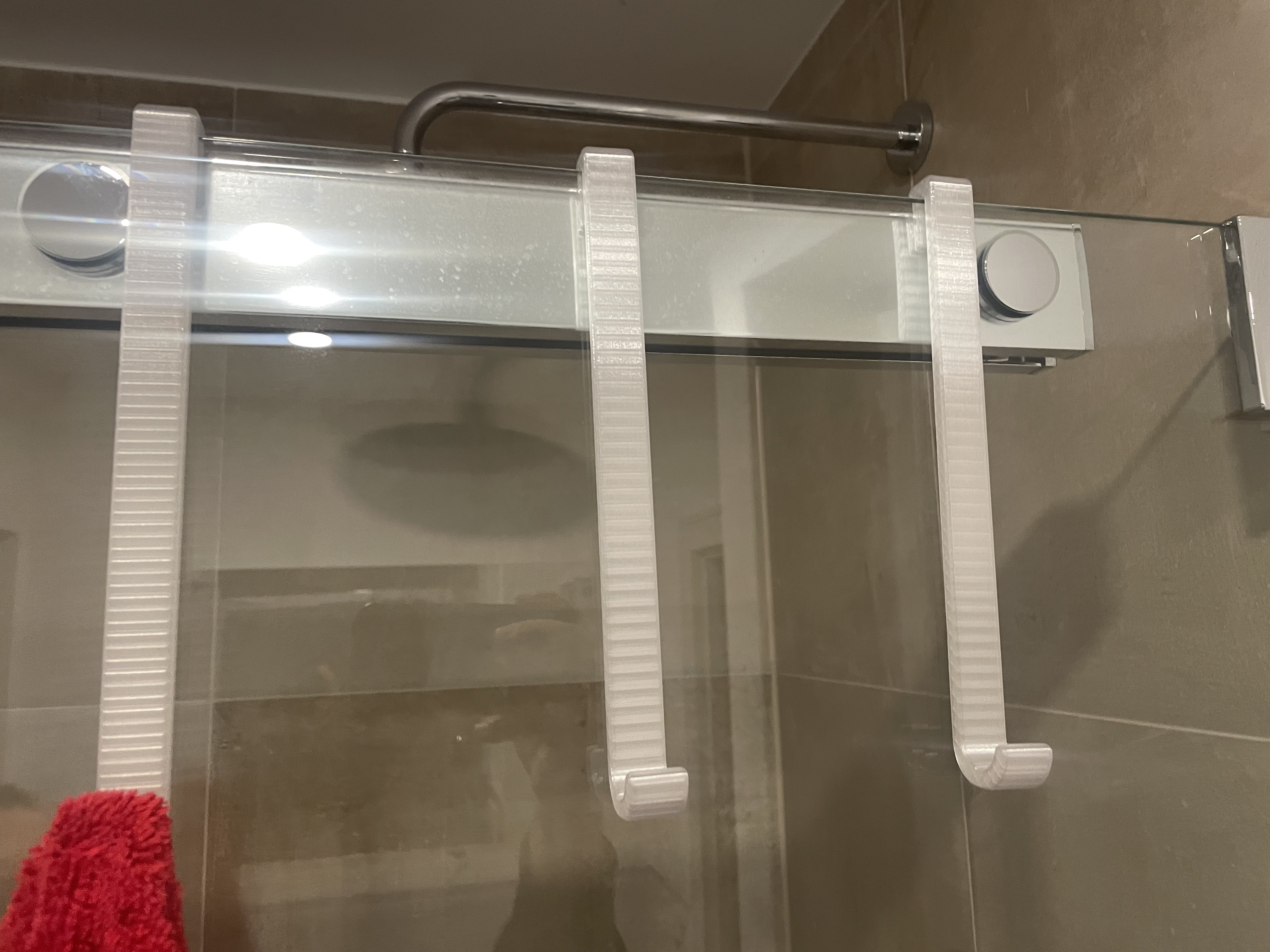 Bathroom - shower hook