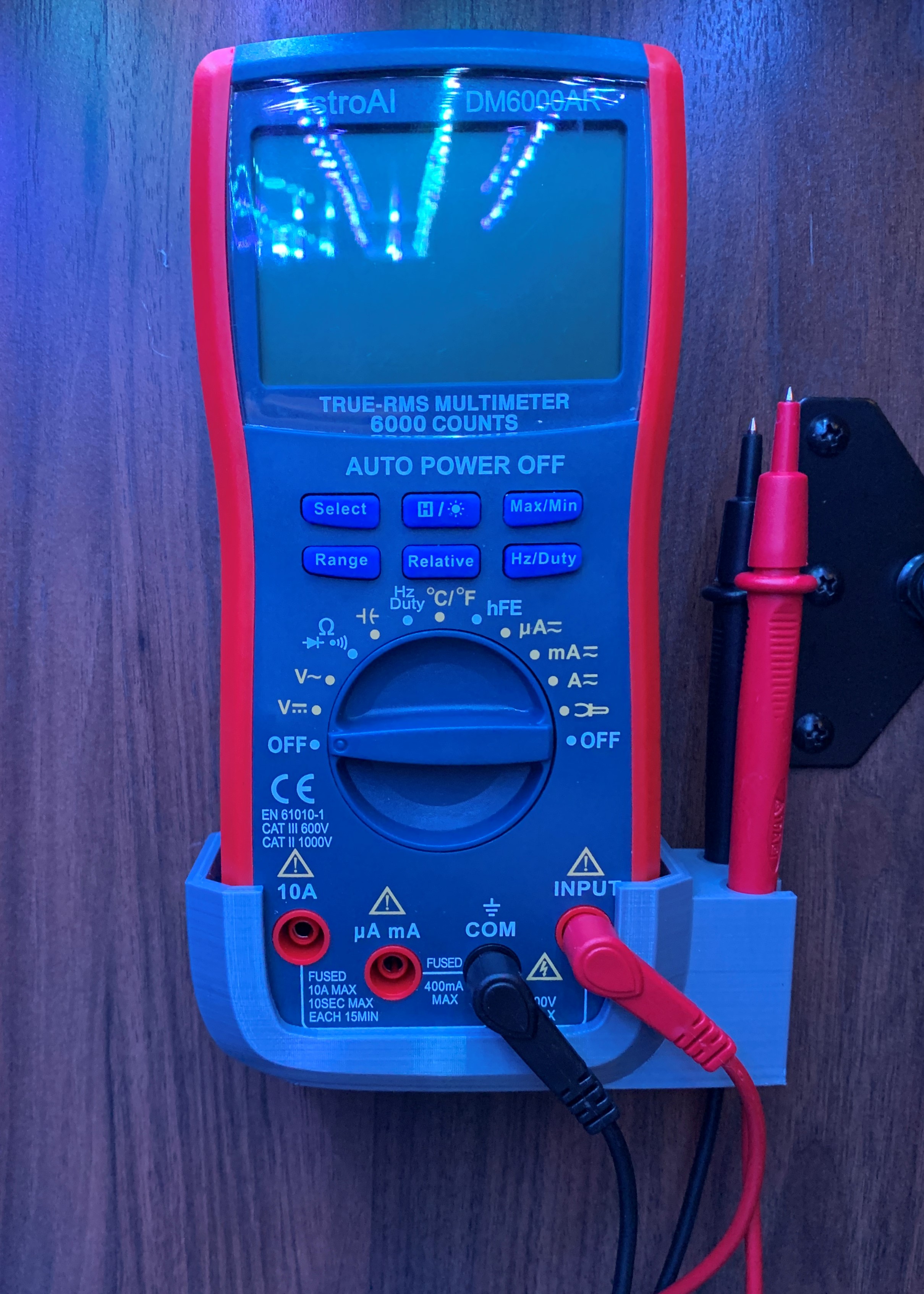 Multimeter Mount by Hesed | Download free STL model | Printables.com