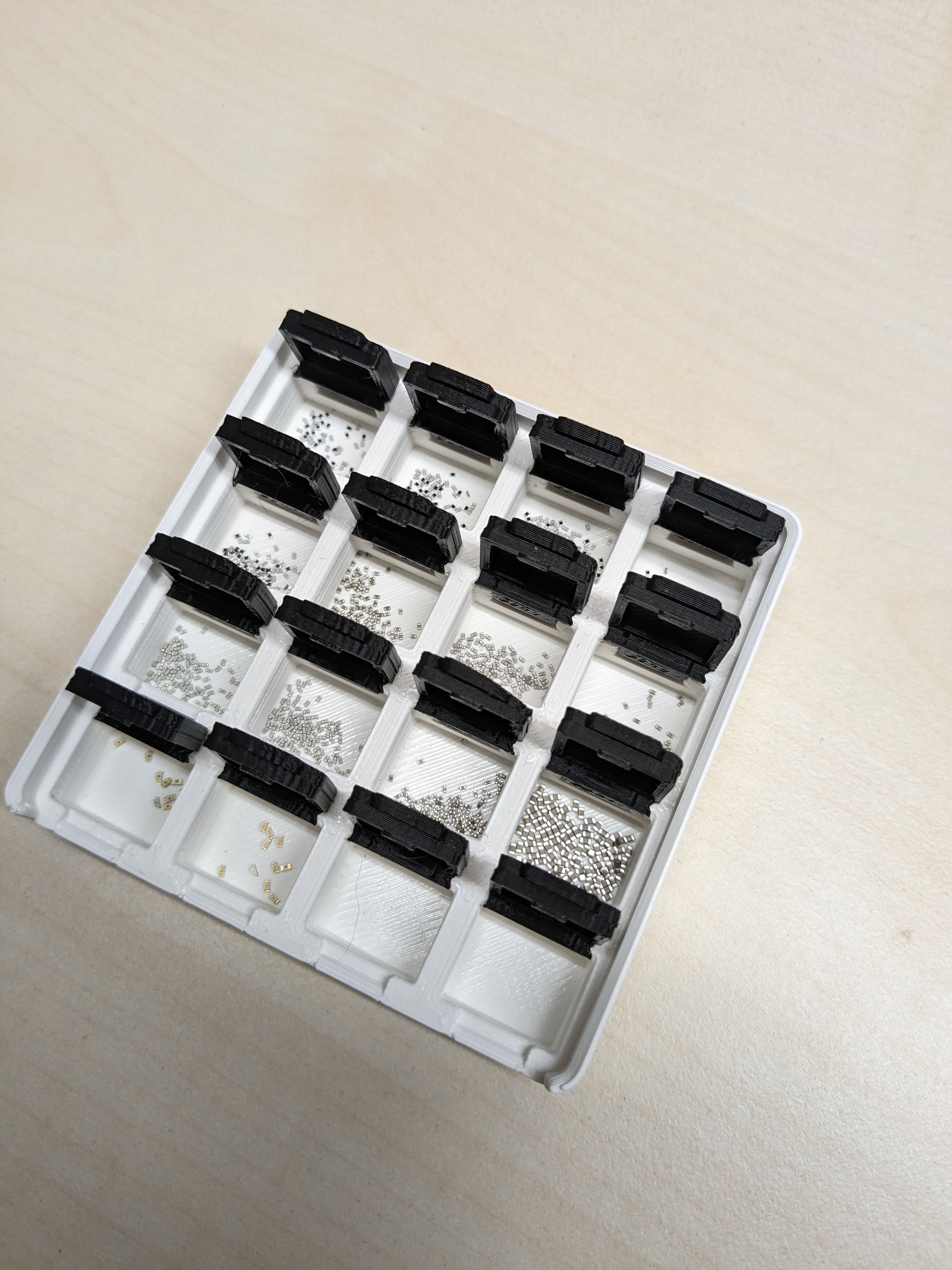 Gridfinity SMD Component Storage