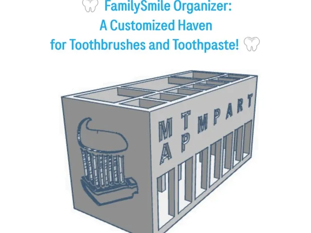 FamilySmile Organizer: A Customized Haven for Toothbrushes and Toothpastes!