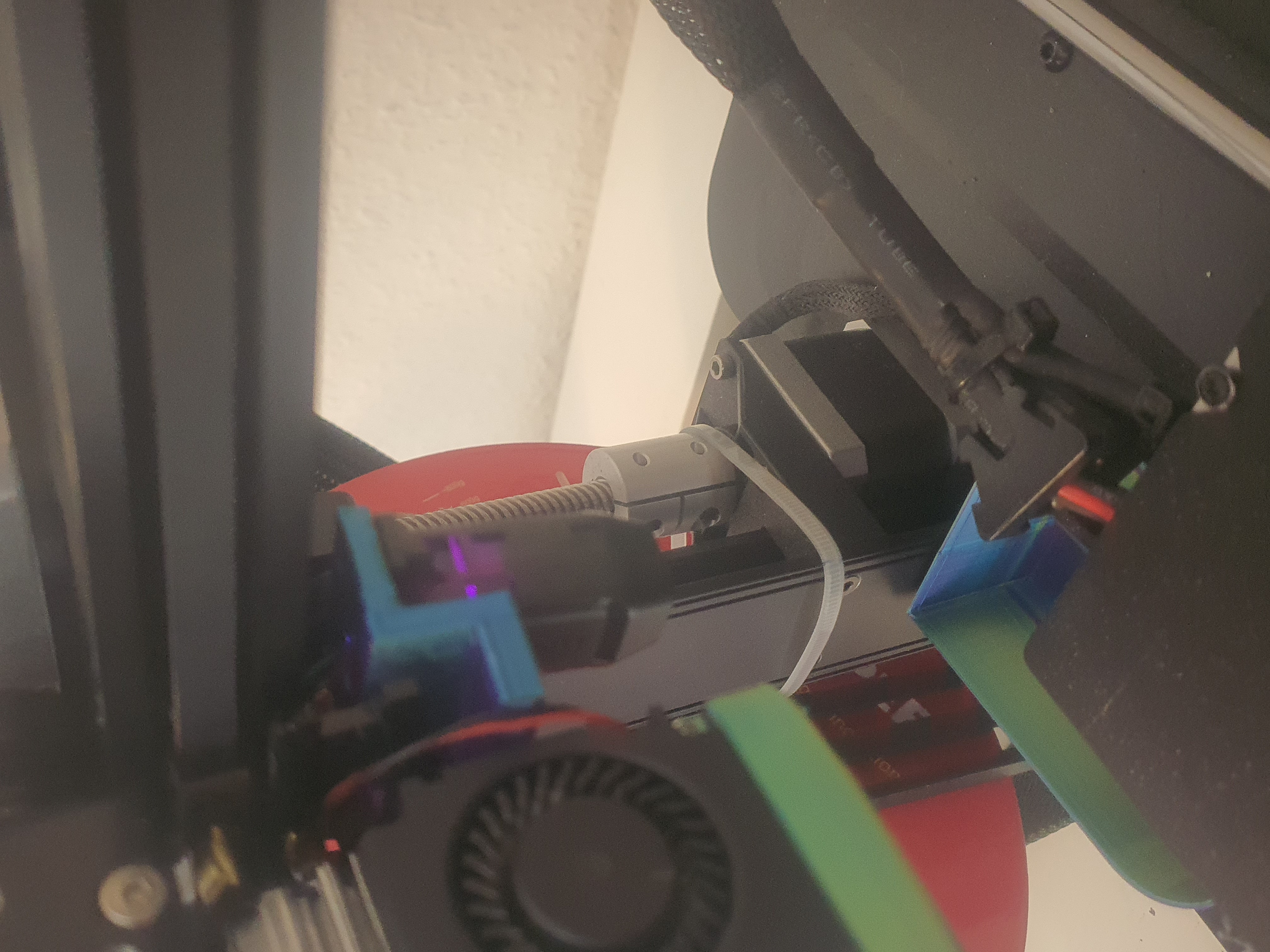 ender3v3se crtouch back replacment without linear rails 3D model