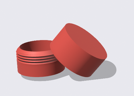Small screw/pill box