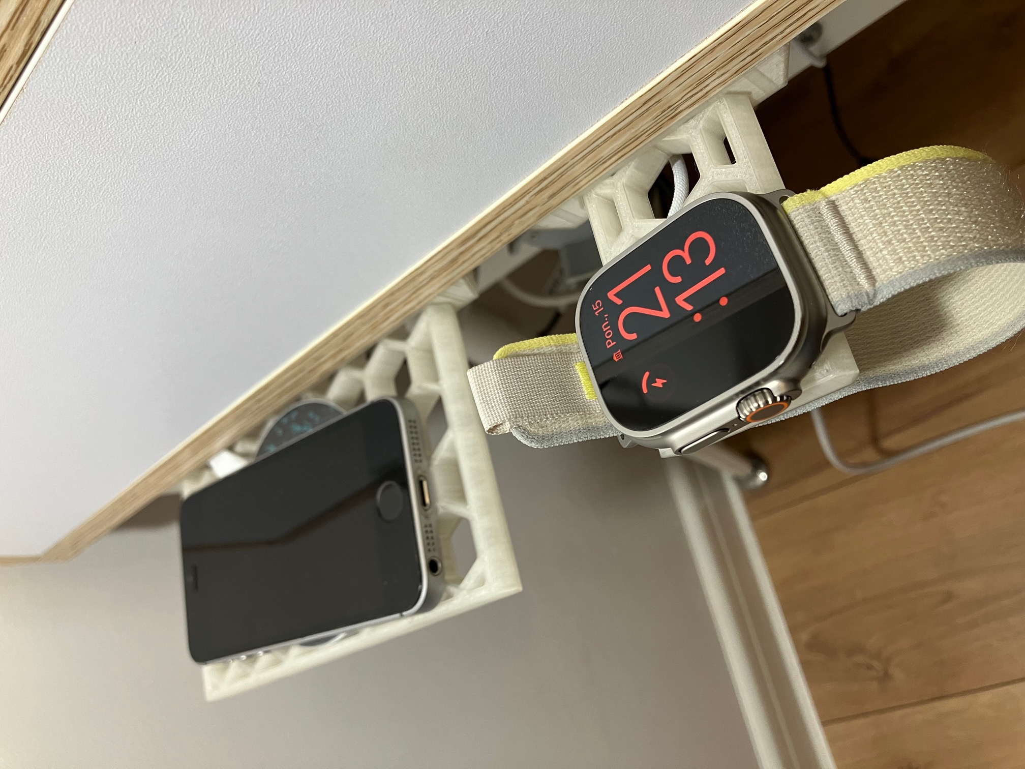 Under-Desk Qi Charging Drawer