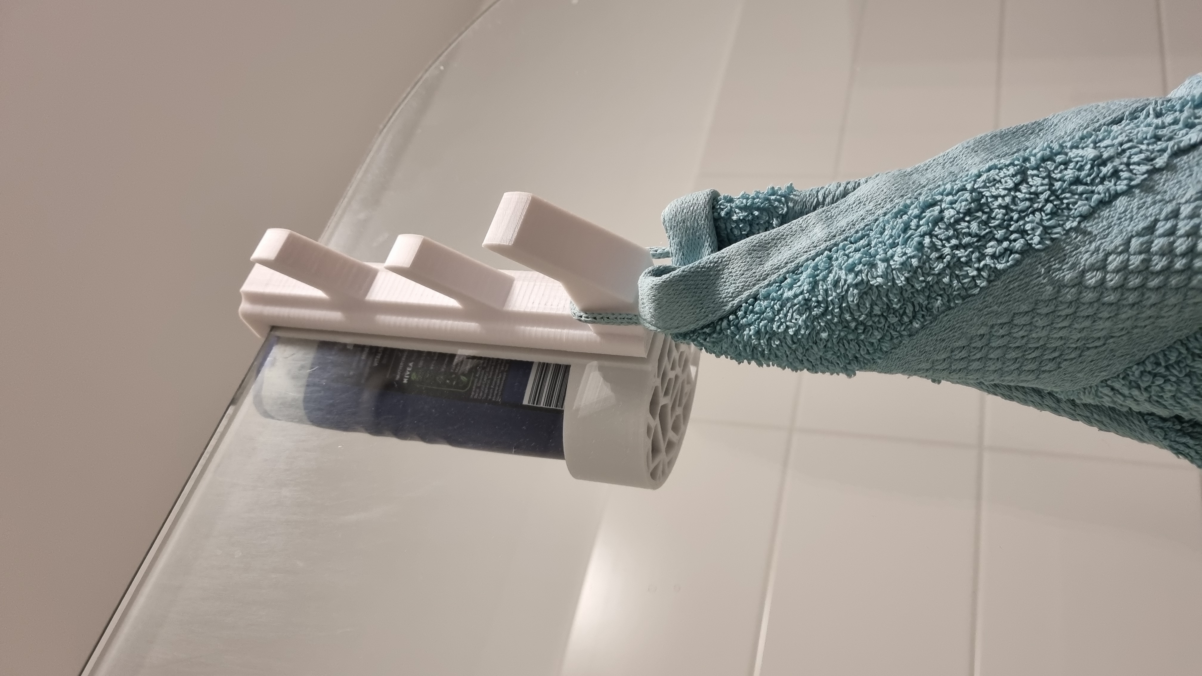 Shower Door - Shelf & Hooks — miniatura 2