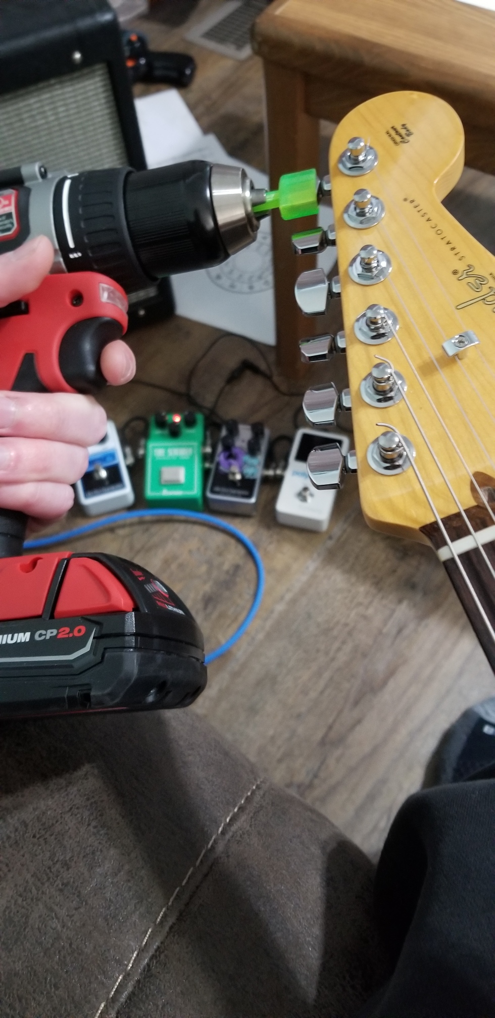 Guitar and bass tuner drill bits by jdav52 Download free STL model