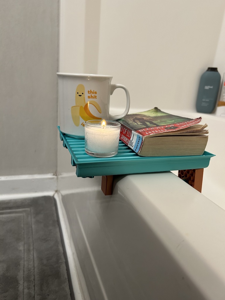 Mountable Tub Shelf