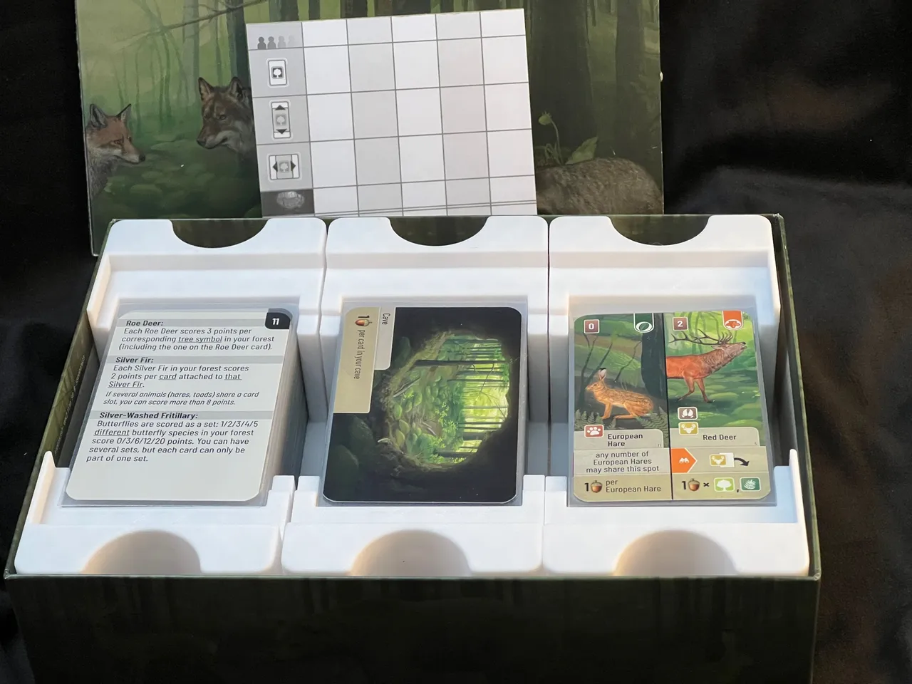 Forest Shuffle Insert (Supports sleeves) by Galeswift | Download free STL  model | Printables.com