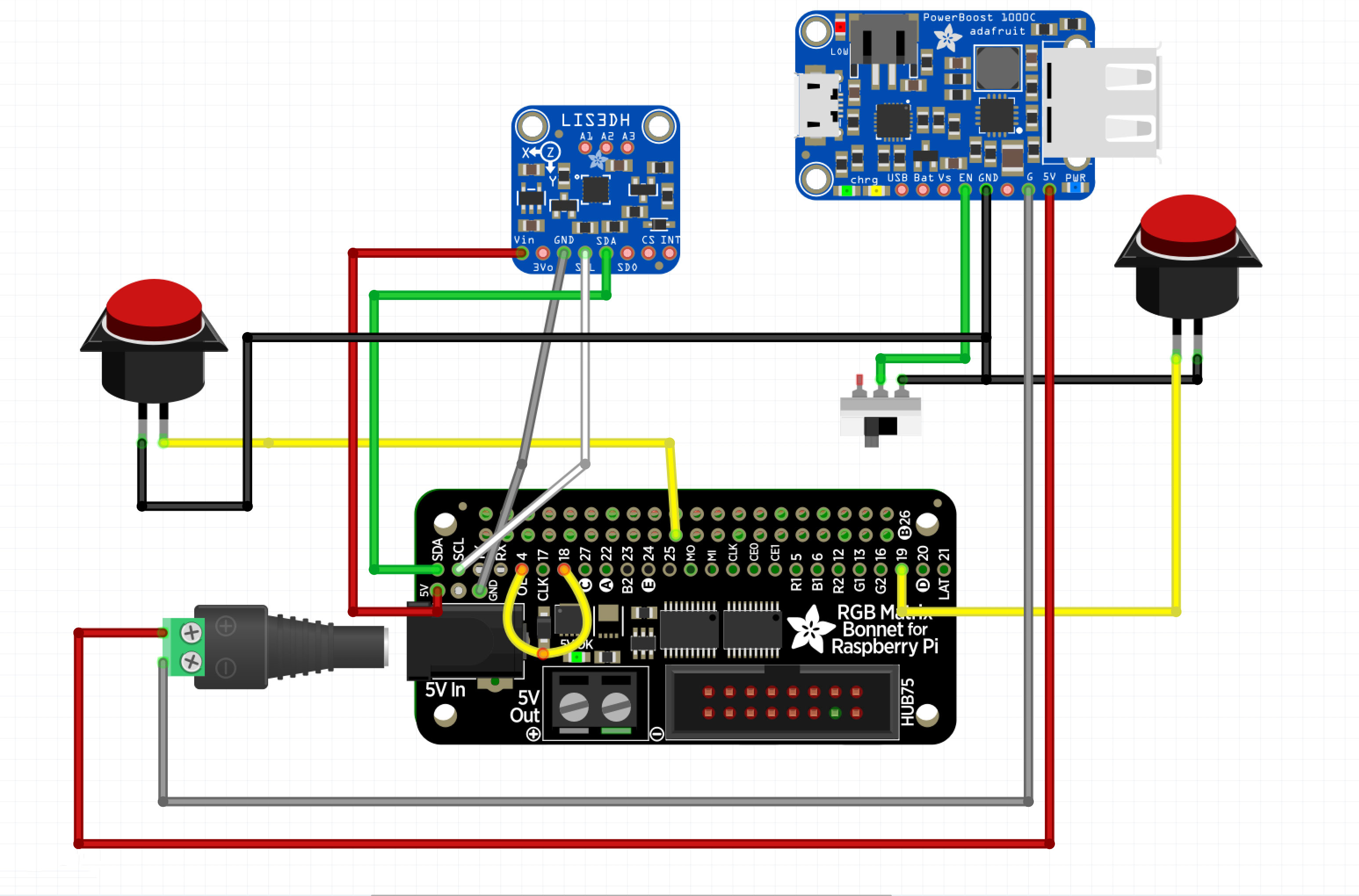 LED Matrix Sand Toy by Adafruit | Download free STL model | Printables.com