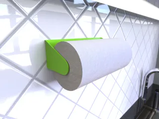 Kitchen paper towel roll holder 2