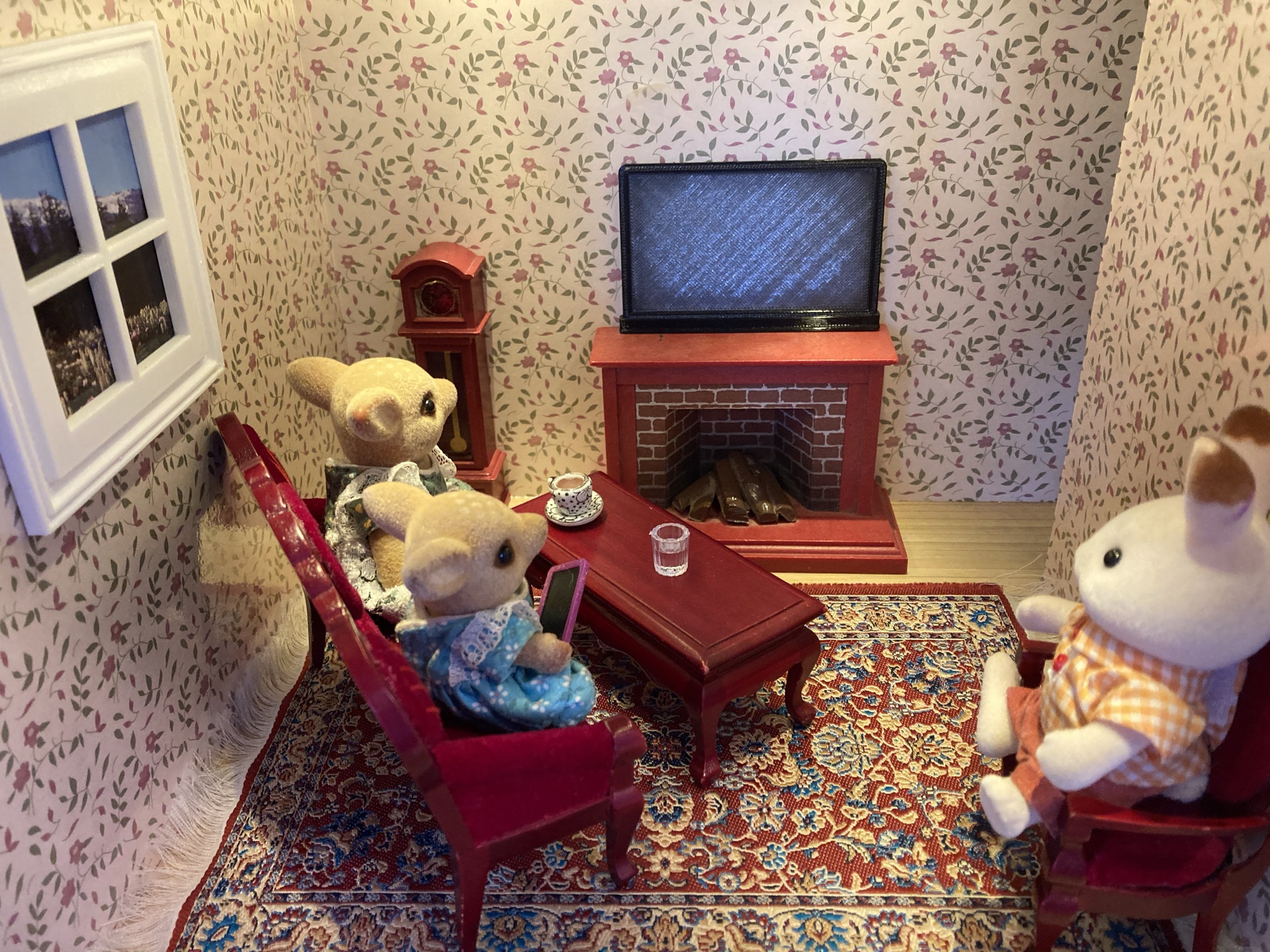 TV for the dollhouse and Tablet for the dolls.