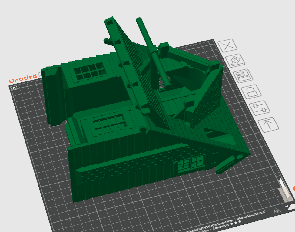 Remix_Craftsman Birdhouse Main Body_Original Scale with Modifications