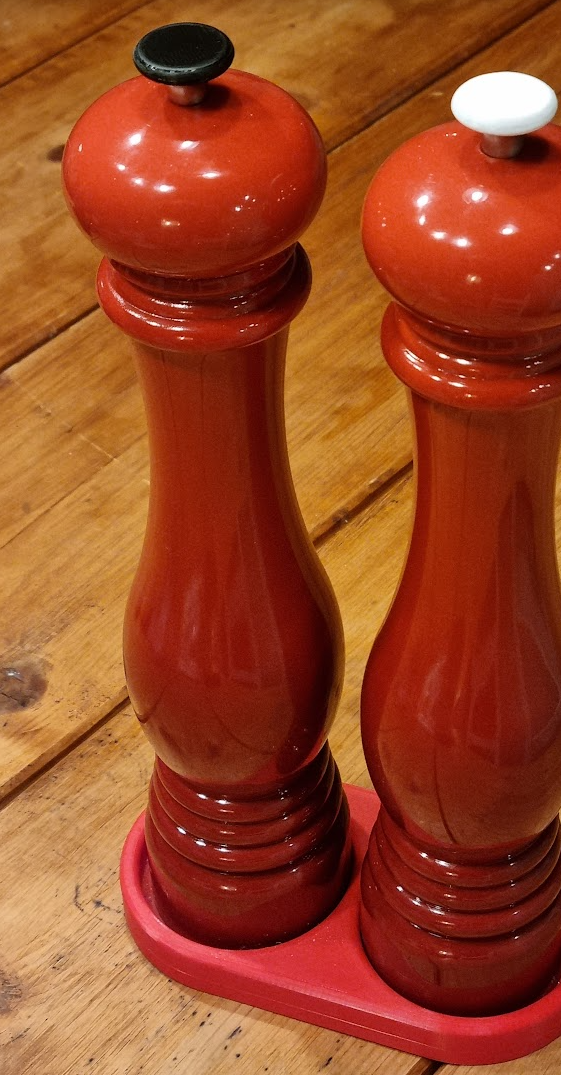 Salt & Pepper Mill Holder by jbz Download free STL model