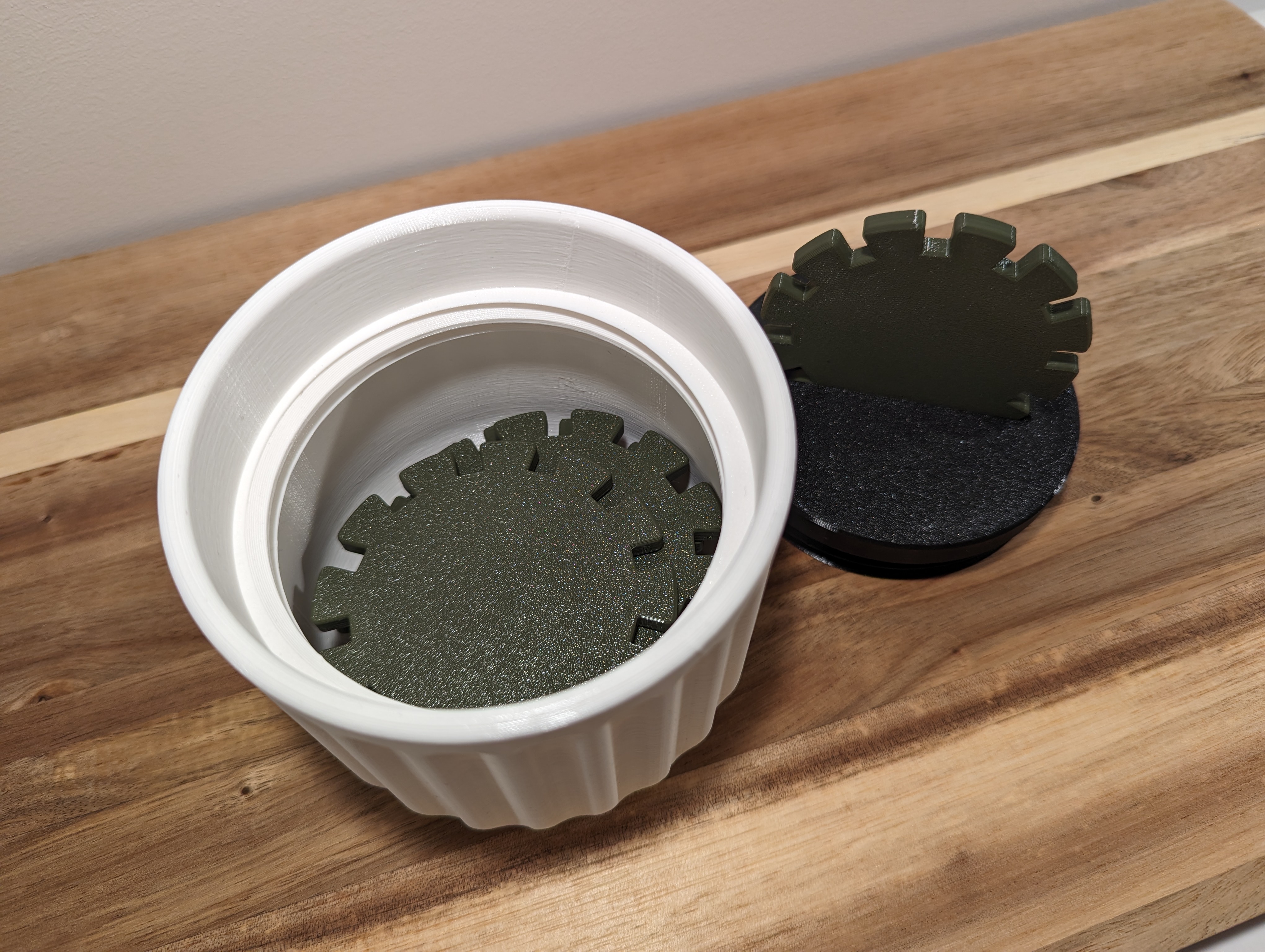 Miniatura 5 do modelo 3D Cactus Drink Coaster Set