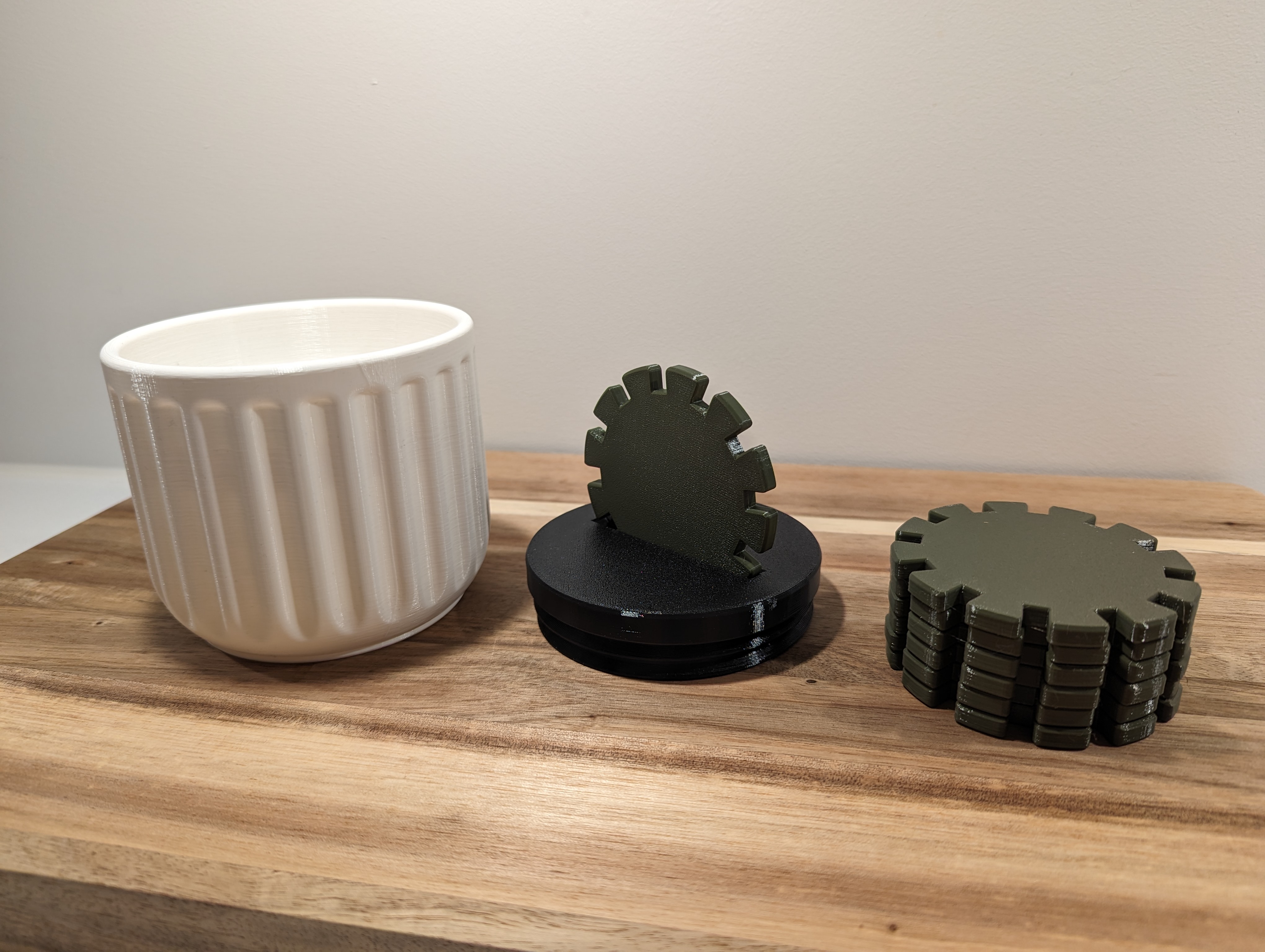 Miniatura 4 do modelo 3D Cactus Drink Coaster Set