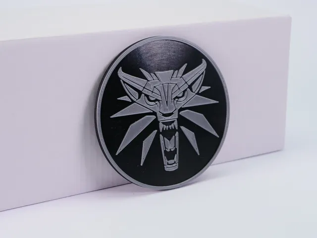 Witcher Wolf School Logo Magnet