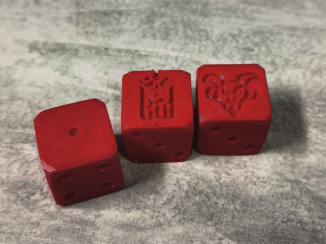 Heavenly Kingdom Dice by KristarDen Download free STL model