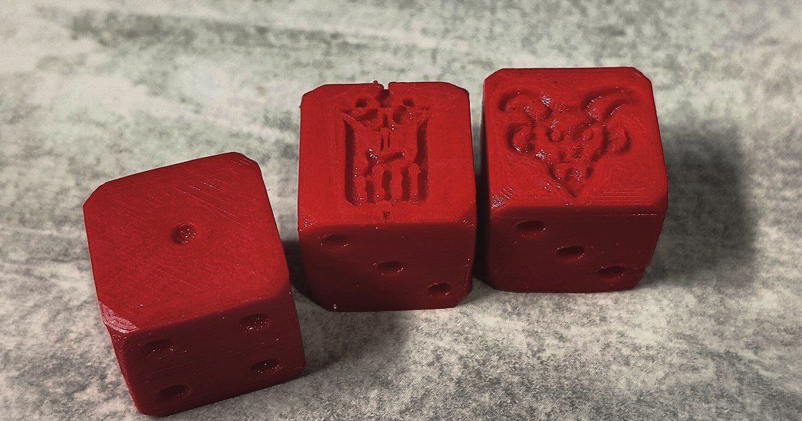 Heavenly Kingdom Dice by KristarDen Download free STL model