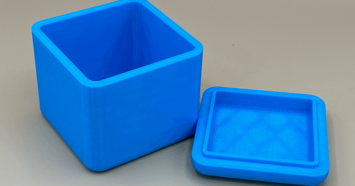 Simple useful decorative Box with Lid by JAV3D | Download free STL ...