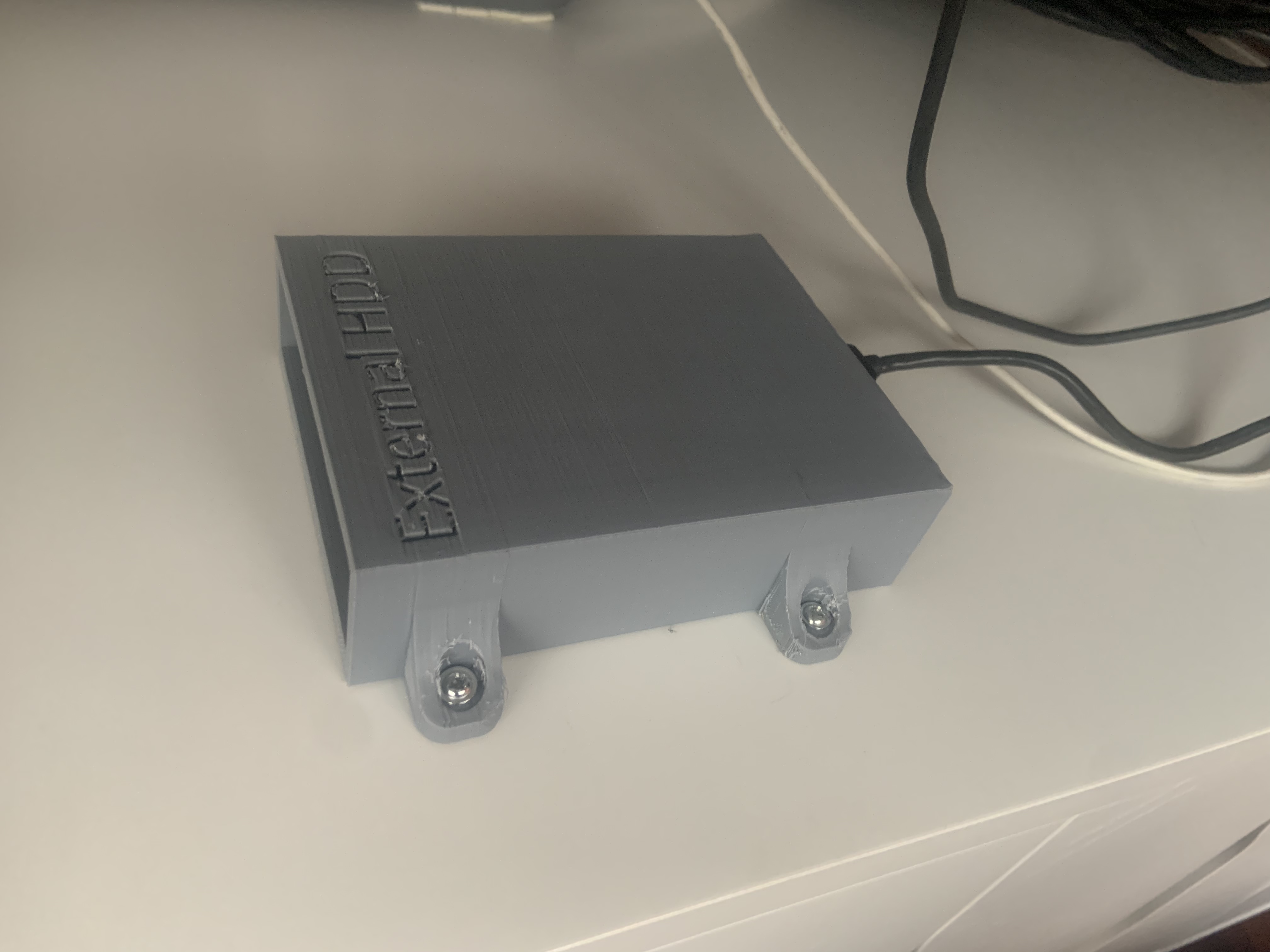 External Hard Disk Drive Mountable Holder