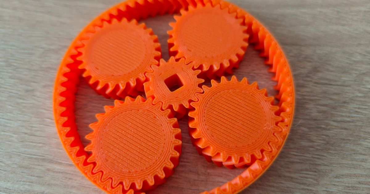 Herringbone Helical Gear by Mateusz Wałęza | Download free STL model ...