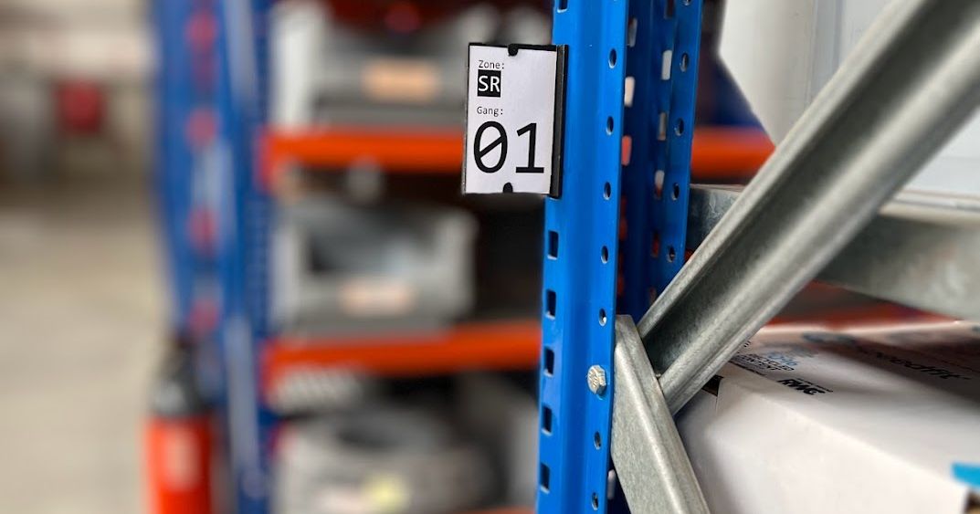 Warehouse rack - label holder by arnaudvdc | Download free STL model ...