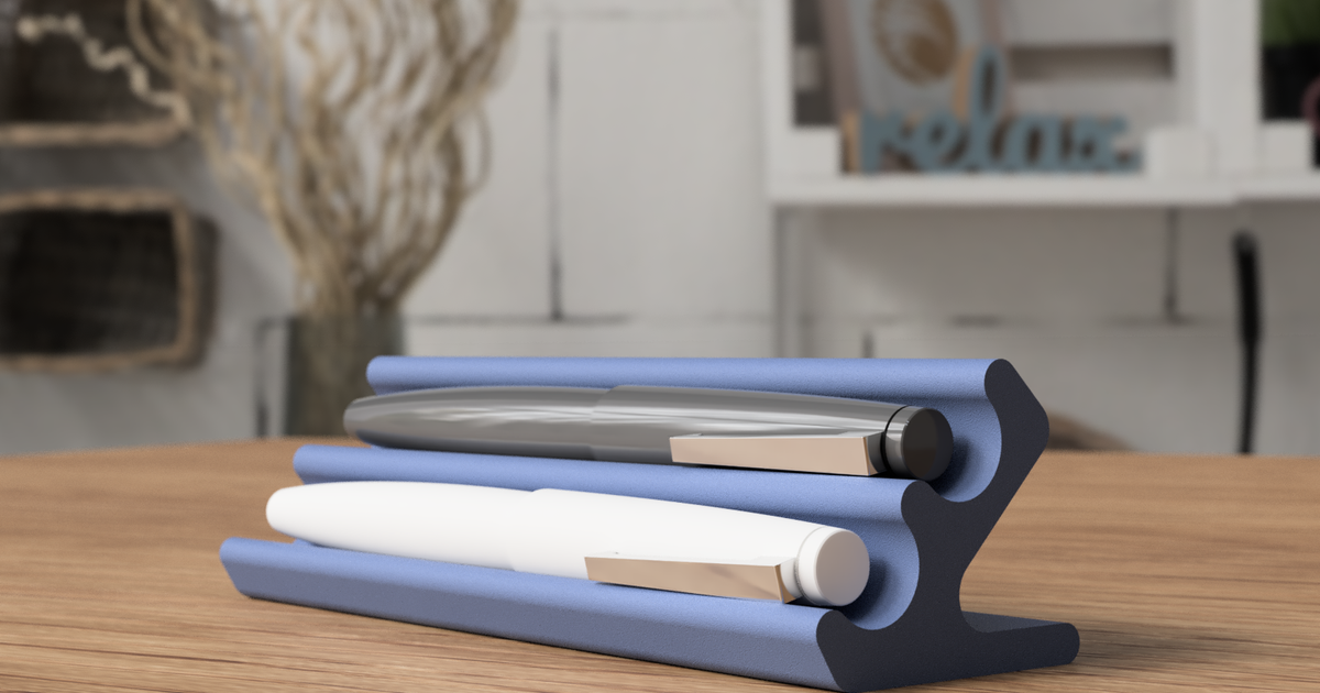 Pen Holder Stand By Sabre Design Download Free STL Model Printables