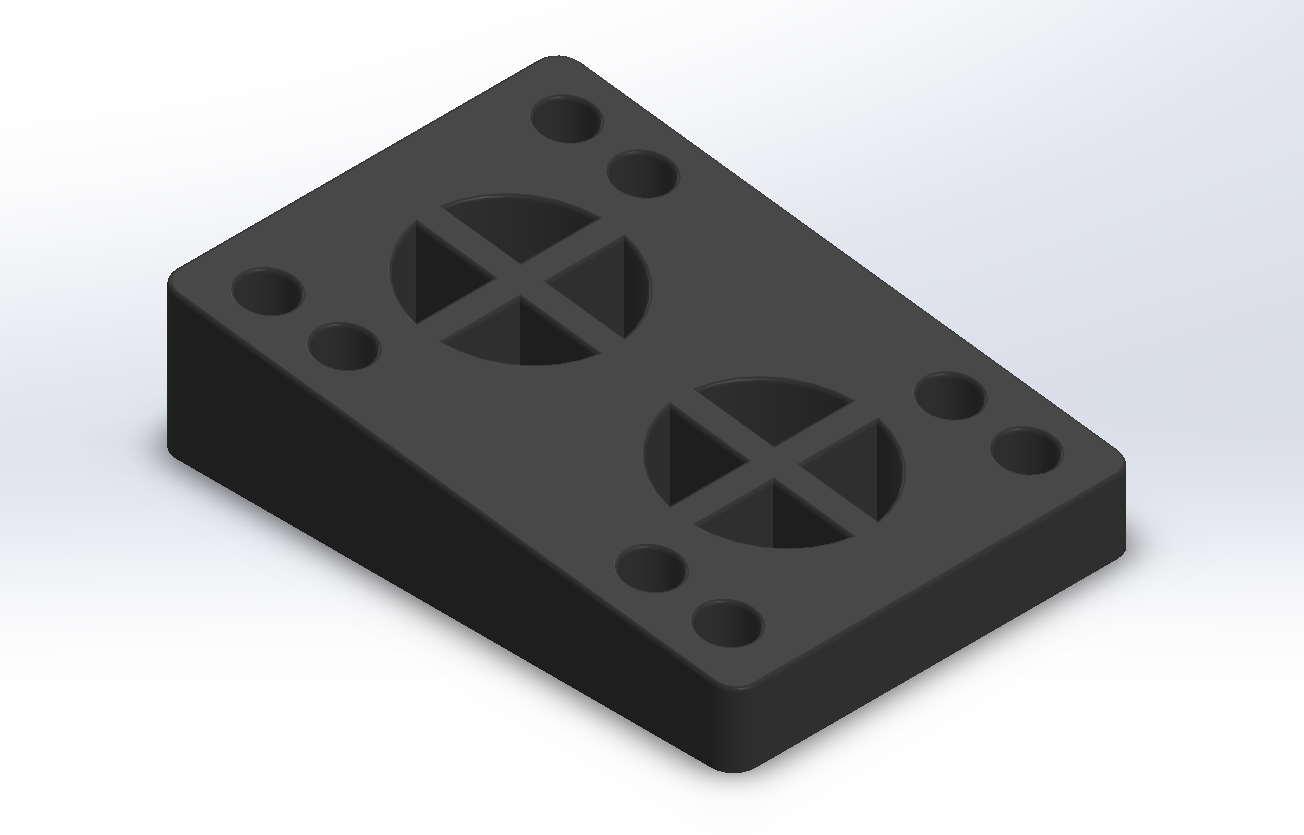 Skateboard / Surfskate / Longboard / Riser / Spacer / Shockpad