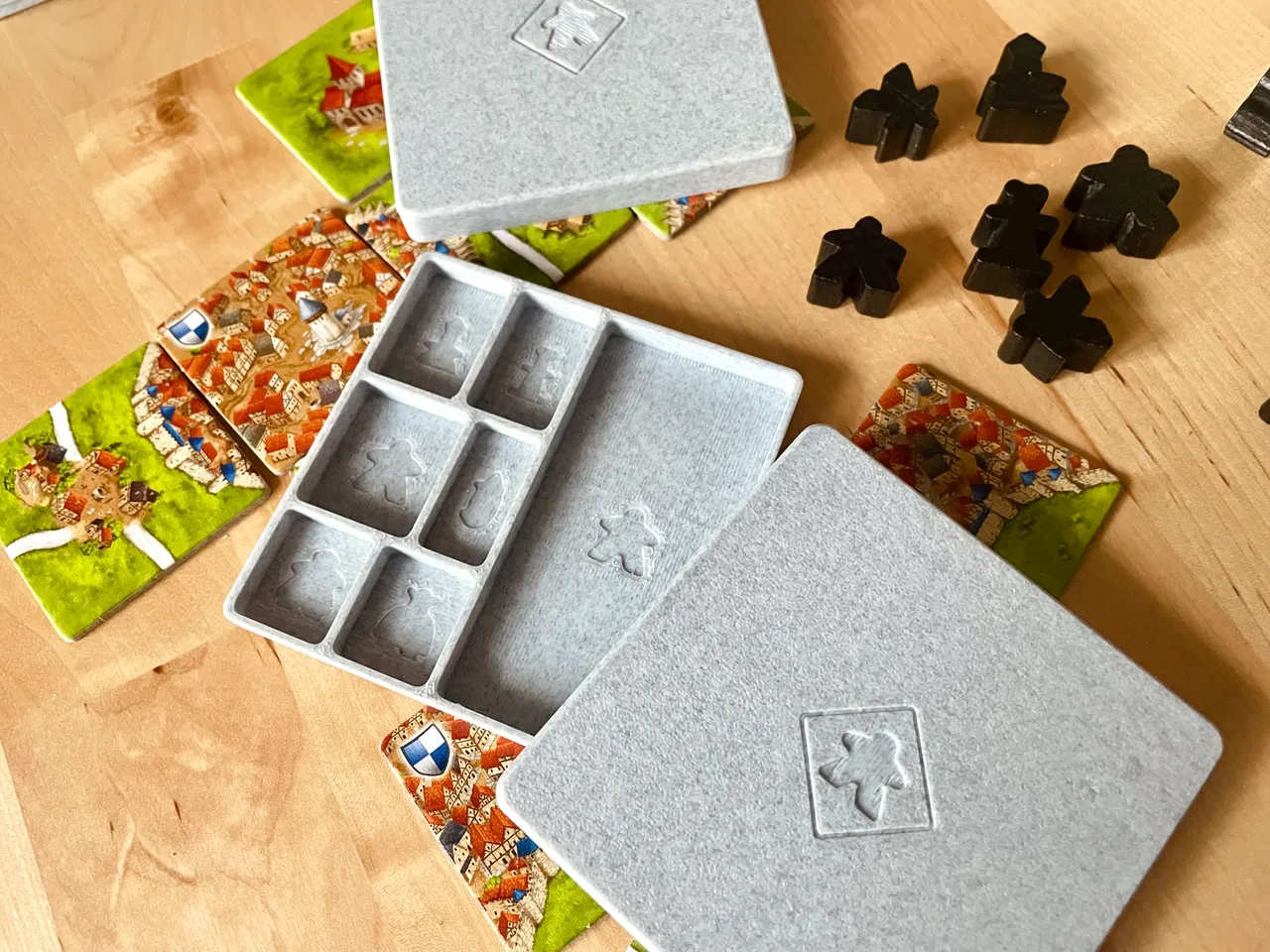 STL file Carcassonne Big Box Meeple V3 📦・Model to download and 3D  print・Cults