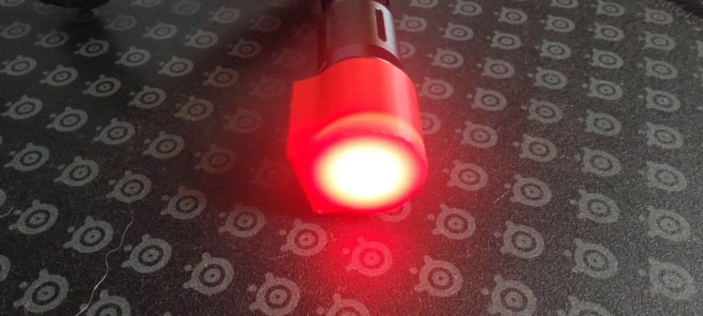 Fenix E05R lantern cap and diffuser