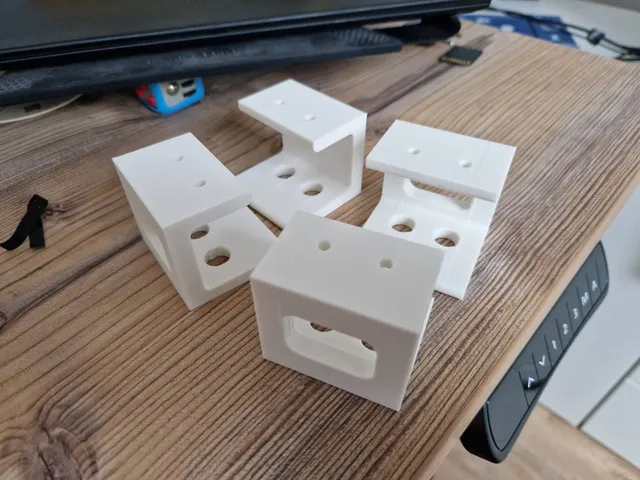 Laptop under desk holder
