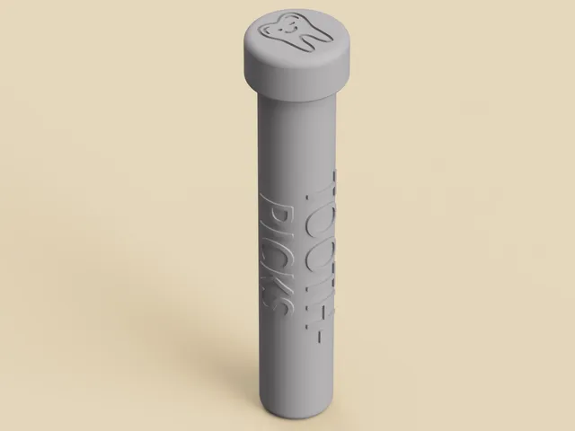 Travel Container for Tooth Picks