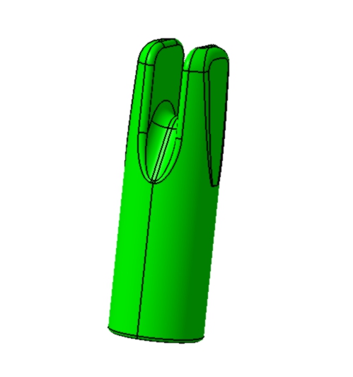 Nock for arrow D7mm by Look_E | Download free STL model | Printables.com